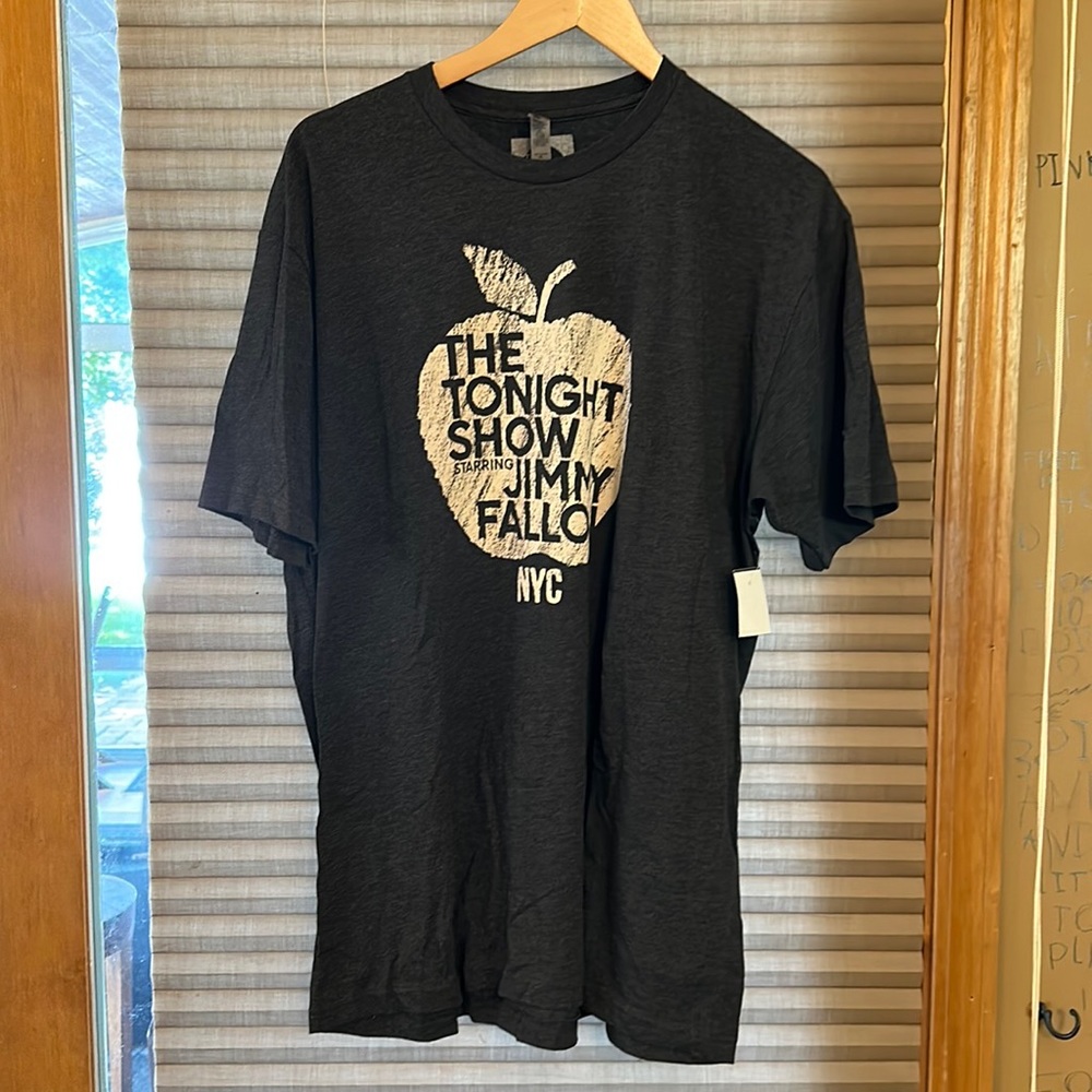 NWT the tonight show with Jimmy fallen xl Grey t shirt brand nbc from universal